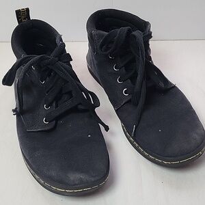 Dr. Martens Size 9 Alfie Black Canvas Combat Boots Shoes